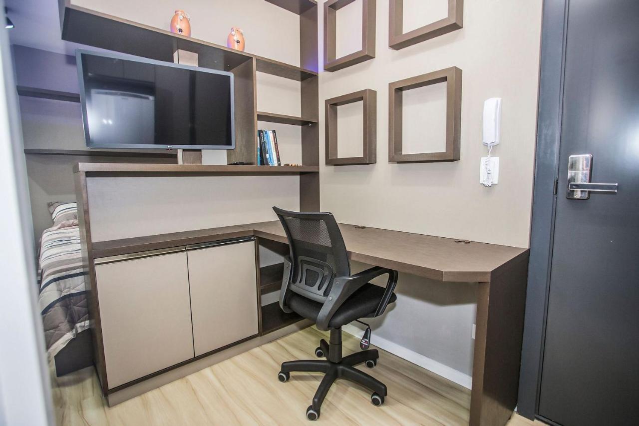 Studio Completo Com Escritorio - All1218 Curitiba Dış mekan fotoğraf